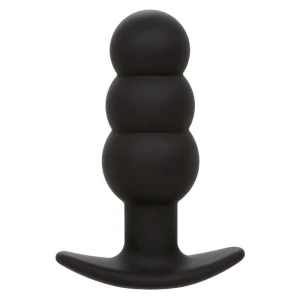 CALEXOTICS - ROCK BOTTOM PLUG ANAL PERLÃ 10 VIBRATIONS SILICONE NOIR